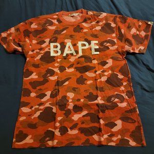 Vintage Bape Red Camo shirt